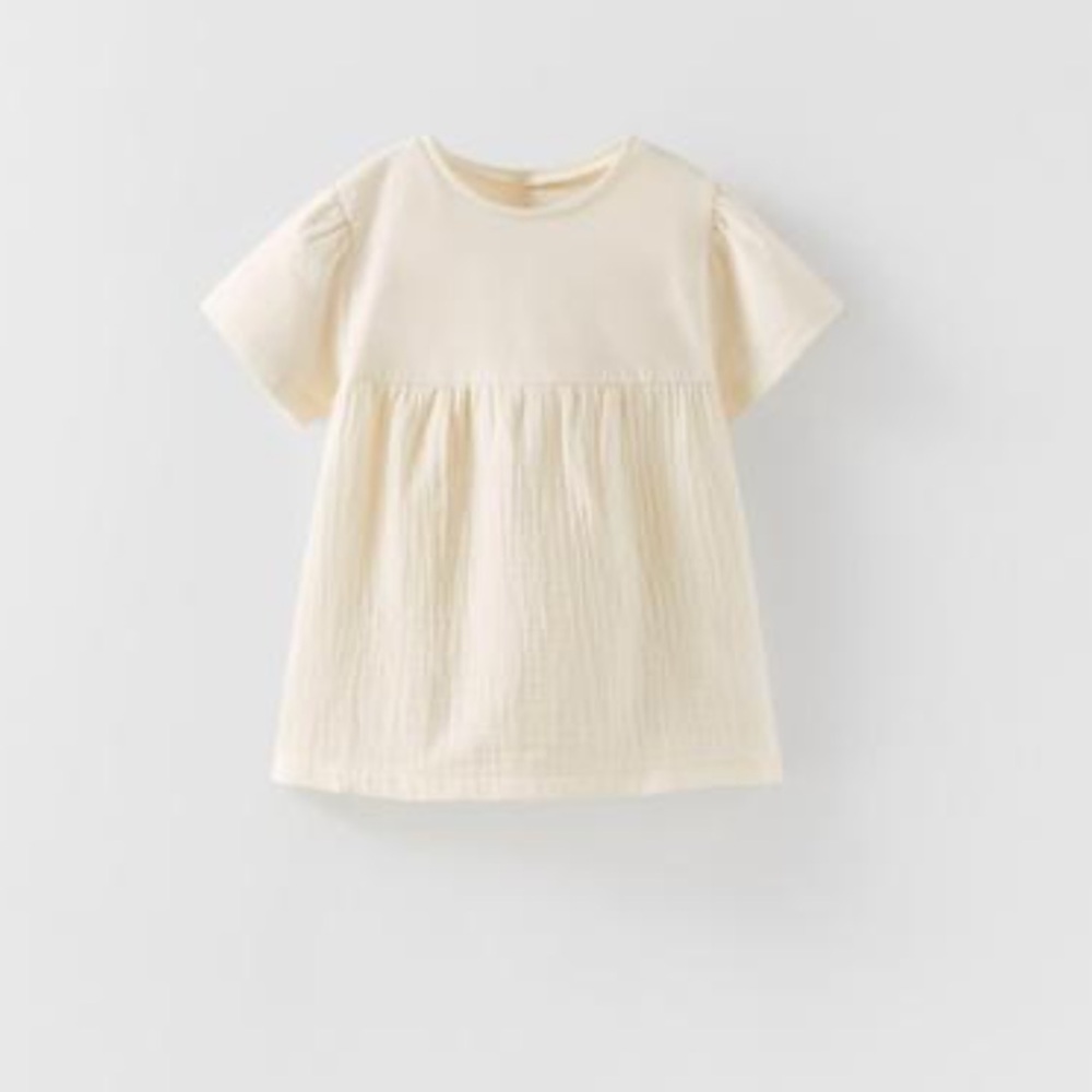 Zara Textured Oversized Blouse